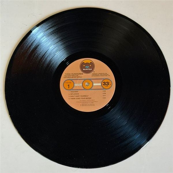 Todd Rundgren Signed The Ever Popular Tortured Artist Effect Album
