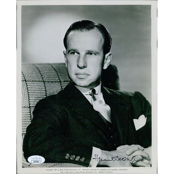Alfred Hitchcocks Lifeboat Actor Hume Cronyn Signed Photo