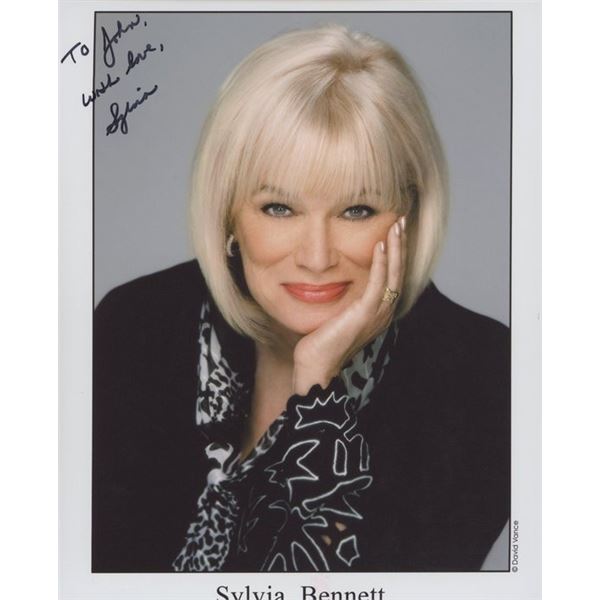 Musician Sylvia Bennett signed photo