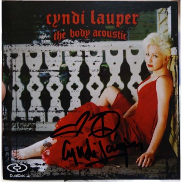 Cyndi Lauper signed CD