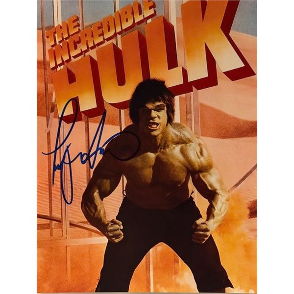 Incredible Hulk Lou Ferrigno signed photo