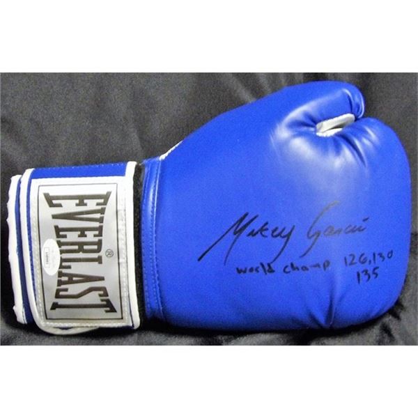 Mikey Garcia Signed Blue Everlast Boxing Glove