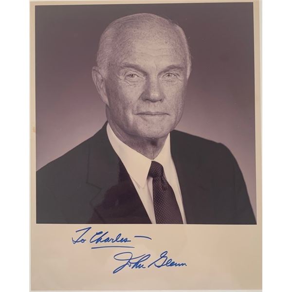 Astronaut John Glenn signed photo. GFA Authenticated