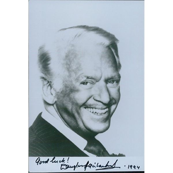 Gunga Din Douglas Fairbanks Jr. signed photo. JSA Authenticated