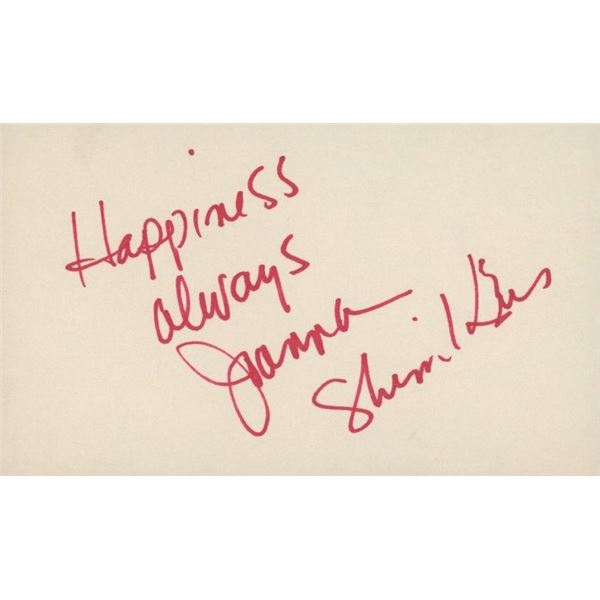The Lost Man Joanna Shimkus original signature