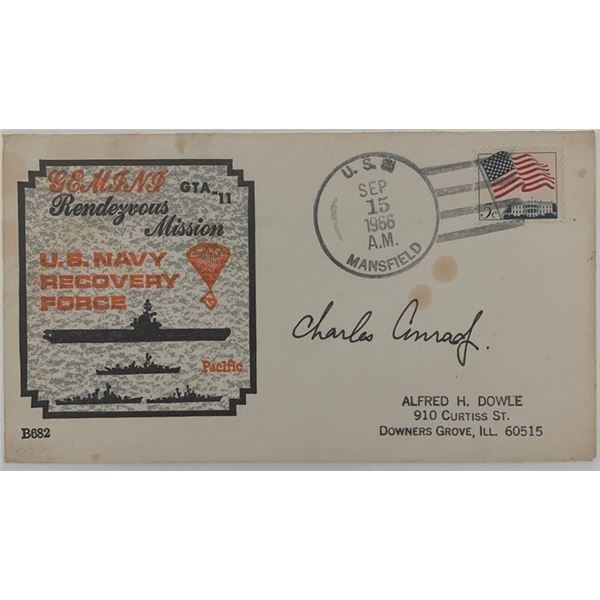 Astronaut Charles Conrad signed FDC. GFA Authenticated