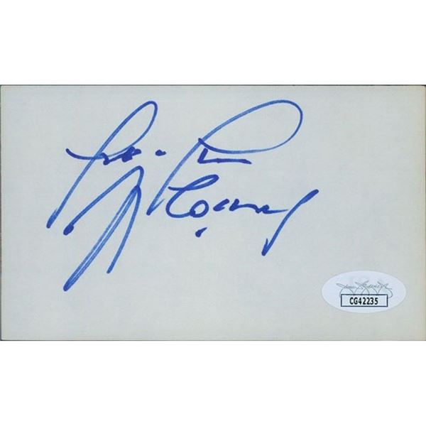 Gerry Cooney Signed 3x5 Index Card