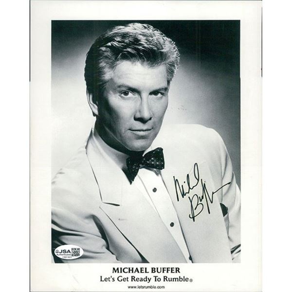 Michael Buffer Signed 8x10 Cardstock Promo Photo