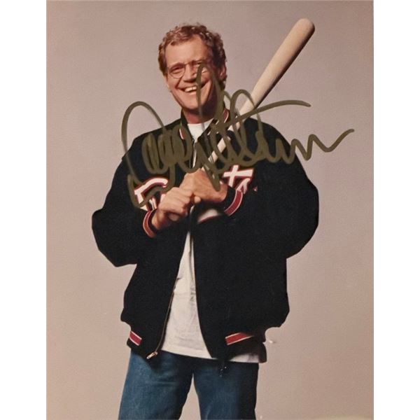 David Letterman Signed Photo
