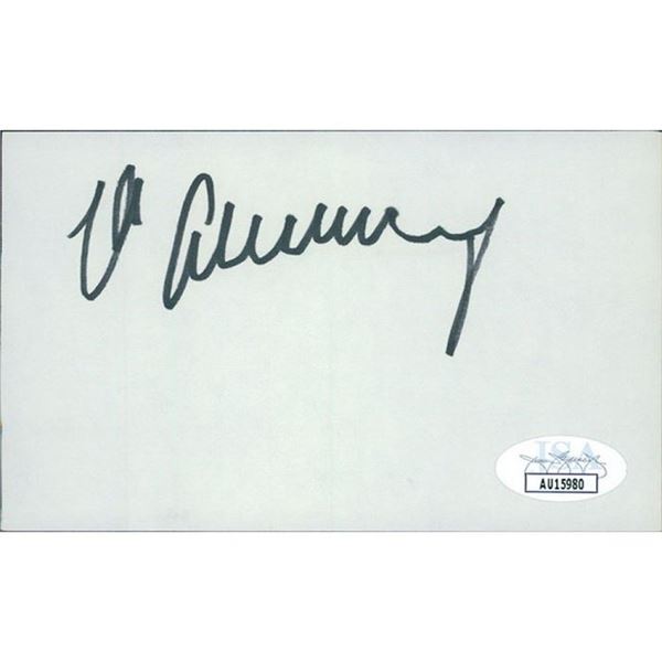 Max Schmeling Signed 3x5 Index Card