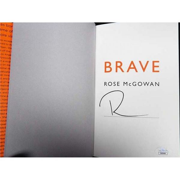 Scream Rose McGowan Signed First Edition Hard Cover Book JSA Authenticated B
