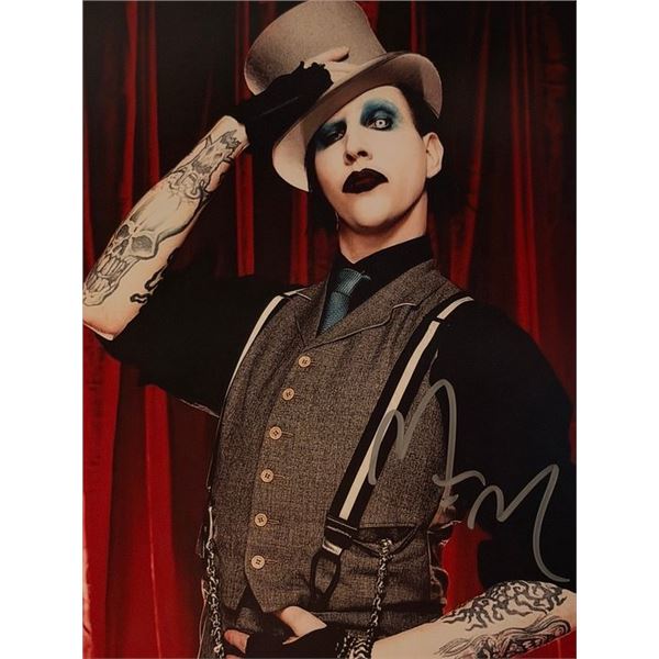 Marilyn Manson signed photo