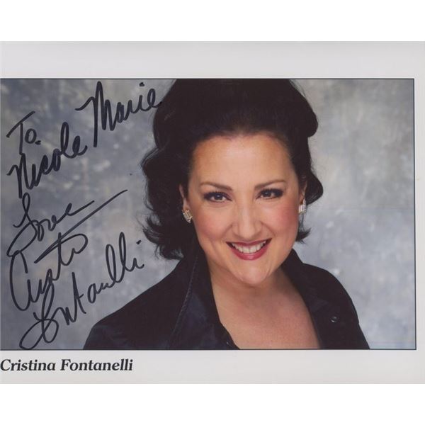 Madame Butterfly Christina Fontanelli signed photo