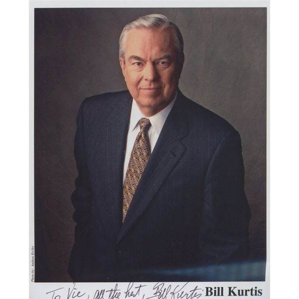 The Cold Case Files Bill Kurtis signed photo
