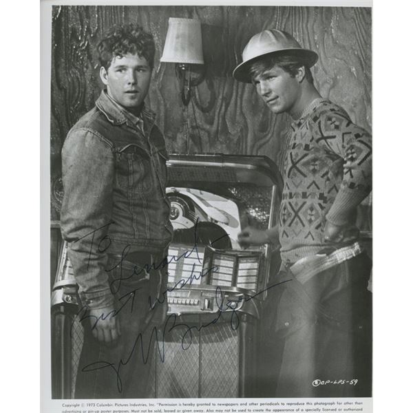 The Last Picture Show Jeff Bridges signed movie photo