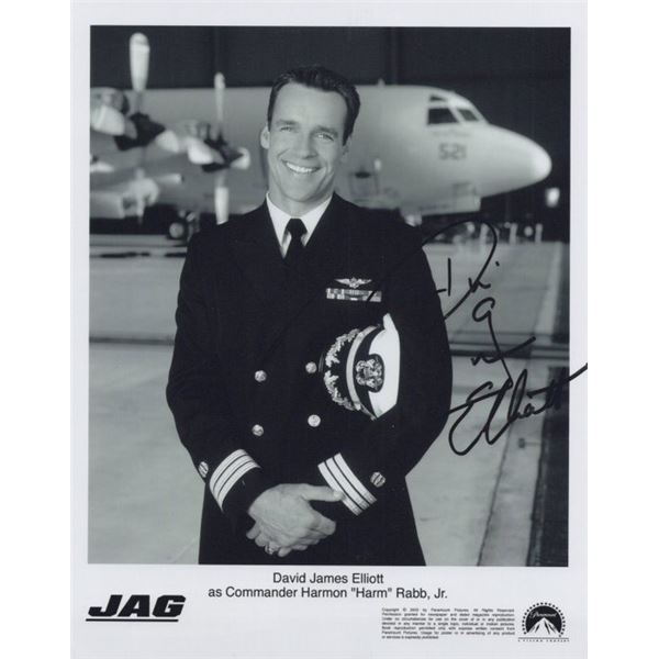 JAG David James Elliott Signed Photo