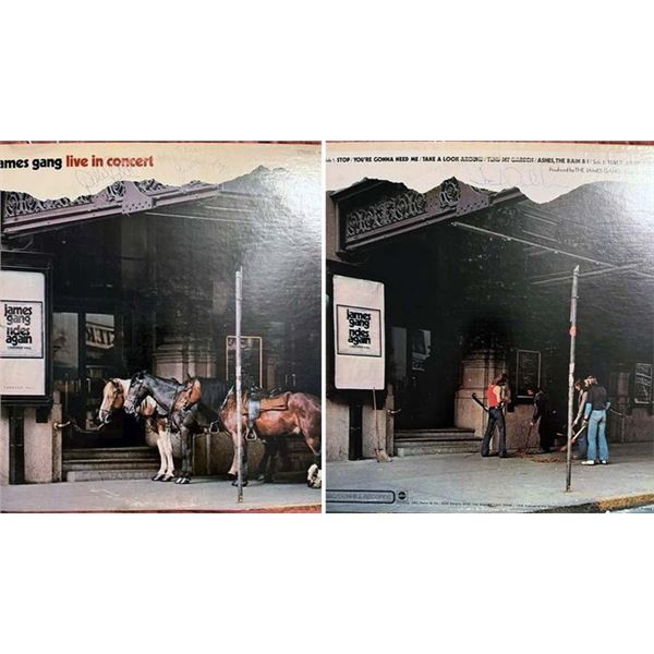 James Gang Live in Concert signed album.