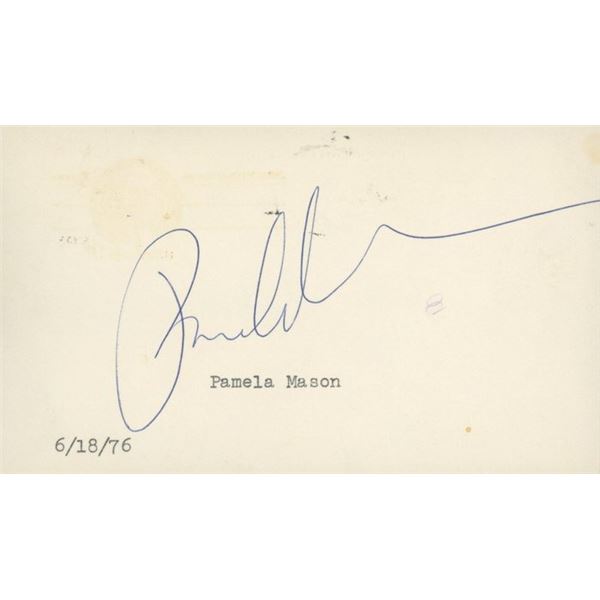 Lady Possessed Pamela Mason original signature