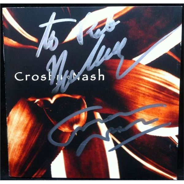 Crosby & Nash signed CD