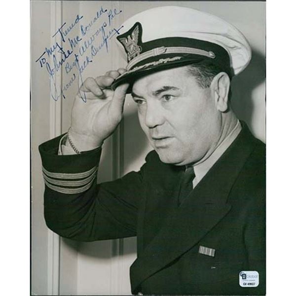 Jack Dempsey Signed 7.5x9.5 Glossy Photo