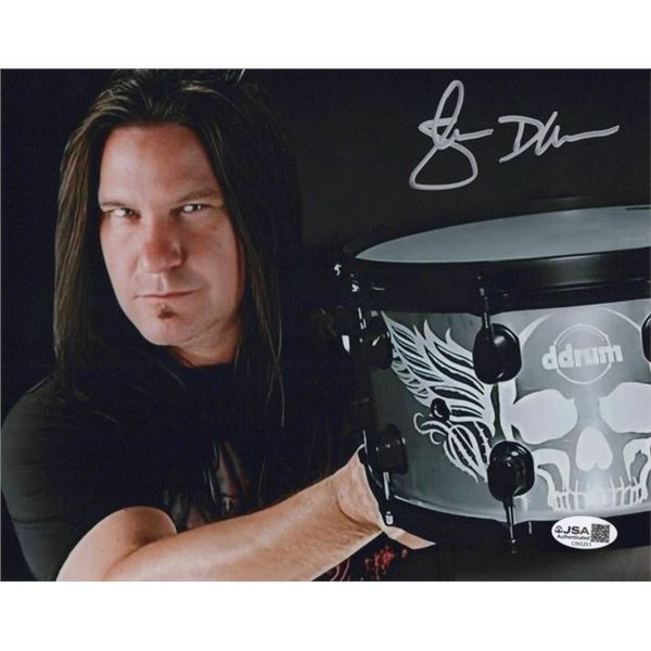 Megadeath Drummer Shawn Drover Signed Photo
