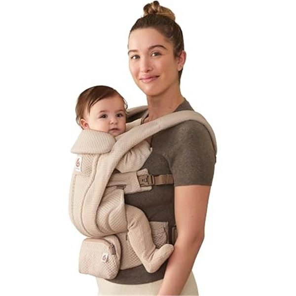 Ergobaby Omni Deluxe All-In-One Baby Carrier (0-4yrs) Newborn to Toddler (Natural Beige) BRAND NEW!