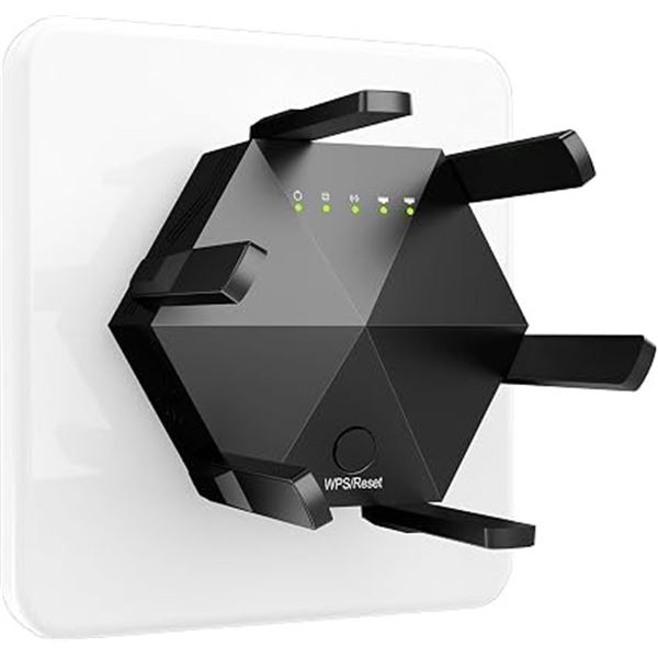 WiFi Extender/WiFi Booster (Covers Up to 12,000sq.ft & 45 Devices) High Speed/Range Coverage - New