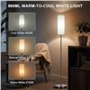 Image 6 : 2-Pack Smart/App Control RGB LED Floor Lamps (67" Tall) Dimmable/Adjustable Color w/ Remote - New