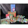 Image 1 : Huge Assorted Christmas Stationary Set - Includes Pens, Stickers, Rulers, Erasers, Cards etc. NEW