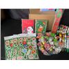 Image 2 : Huge Assorted Christmas Stationary Set - Includes Pens, Stickers, Rulers, Erasers, Cards etc. NEW