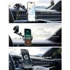 Image 2 : Wireless Car Phone Charger; 15W Fast-Charging Car Phone Mount/Phone Holder - New