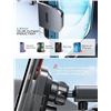 Image 8 : Wireless Car Phone Charger; 15W Fast-Charging Car Phone Mount/Phone Holder - New