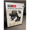 Image 9 : Wireless Car Phone Charger; 15W Fast-Charging Car Phone Mount/Phone Holder - New
