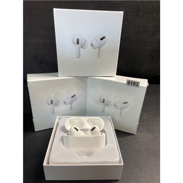 Lot of 3 Air-Pod Style Wireless Earbuds with Charging Cases - New Sealed!