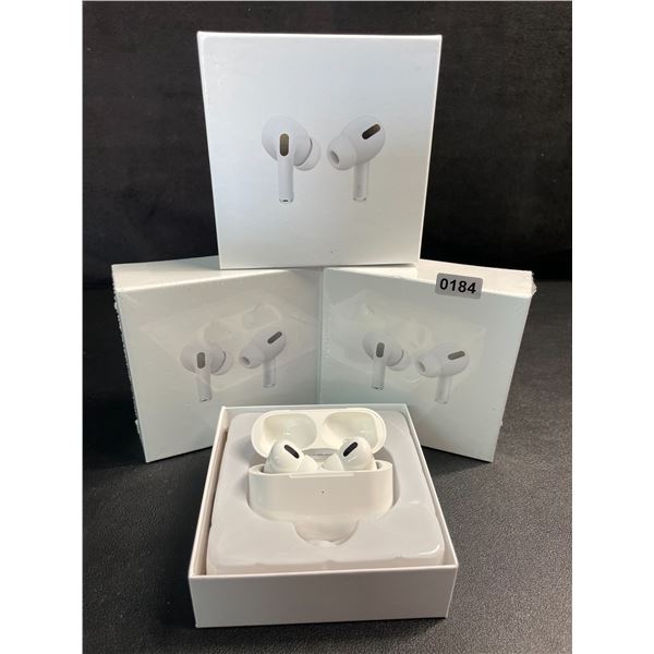 Lot of 3 Air-Pod Style Wireless Earbuds with Charging Cases - New Sealed!