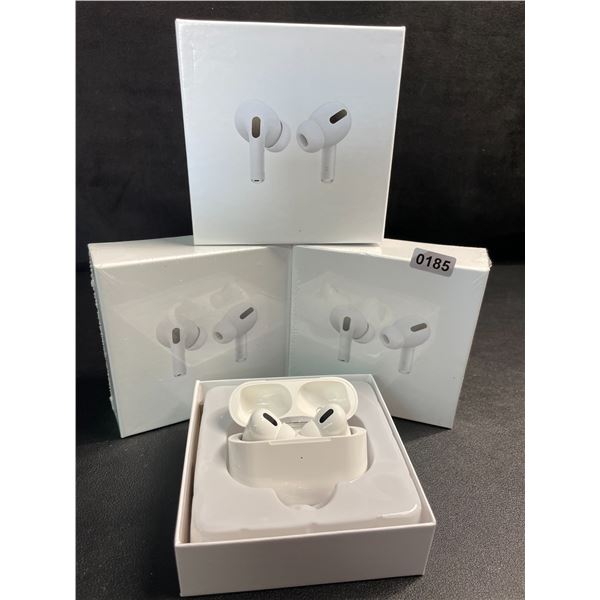 Lot of 3 Air-Pod Style Wireless Earbuds with Charging Cases - New Sealed!