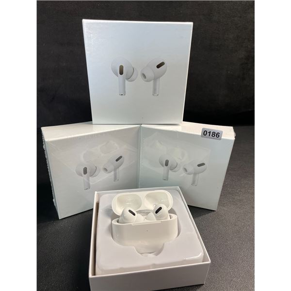 Lot of 3 Air-Pod Style Wireless Earbuds with Charging Cases - New Sealed!