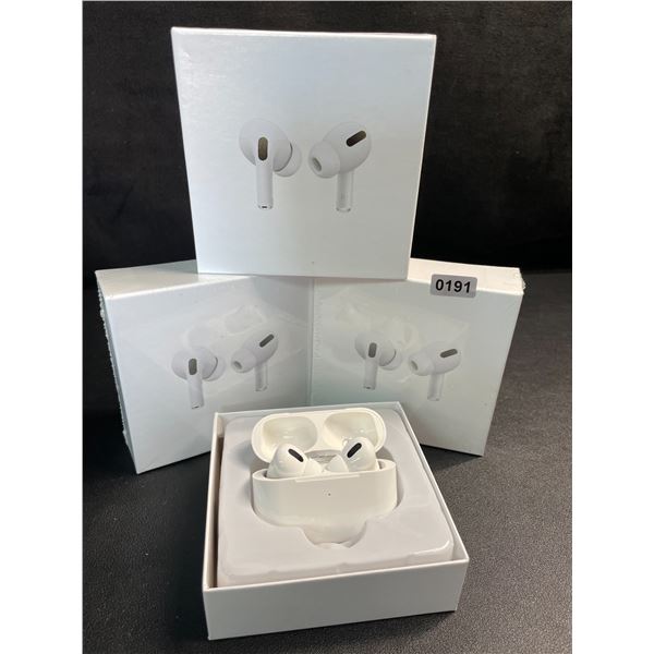 Lot of 3 Air-Pod Style Wireless Earbuds with Charging Cases - New Sealed!