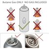 Image 12 : Cadrim Butane Torch - Refillable Kitchen/Cooking Butane Gas Torch with Adjustable Flame - New