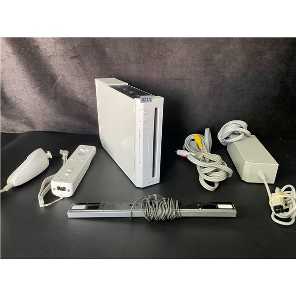 Nintendo Wii Console with Cords/Controllers/Sensor Bar (Used) Tested (Powers On/Works/Reads Discs!)