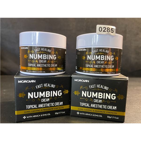 2 Boxes Morovan Fast Healing Numbing Cream/Topical Anesthetic Creams (50g) New
