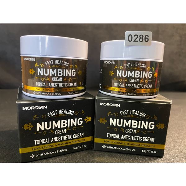 2 Boxes Morovan Fast Healing Numbing Cream/Topical Anesthetic Creams (50g) New