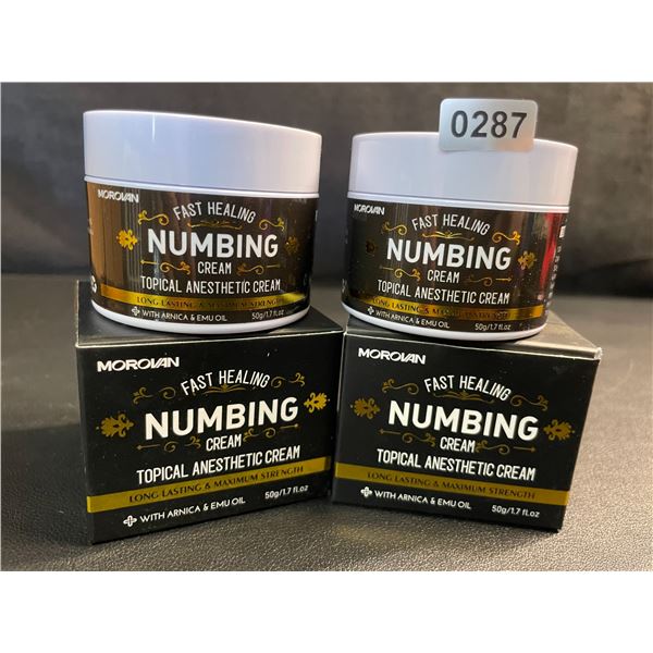 2 Boxes Morovan Fast Healing Numbing Cream/Topical Anesthetic Creams (50g) New