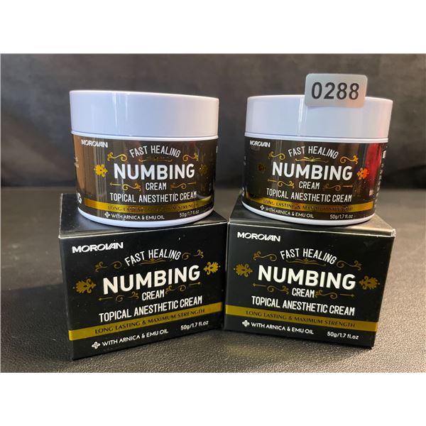2 Boxes Morovan Fast Healing Numbing Cream/Topical Anesthetic Creams (50g) New