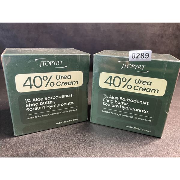 2 Boxes 40% Urea Creams (150ml) For Repairing Dry/Rough/Calloused/Cracked Skin - New Sealed
