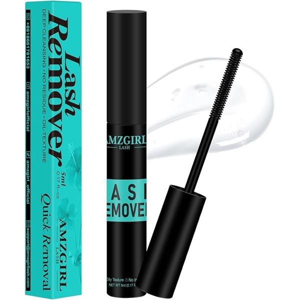 Lot of 6 Amzgirl Lash Removers (5ml) for Lash Clusters; Gentle Eyelash Glue Remover - New