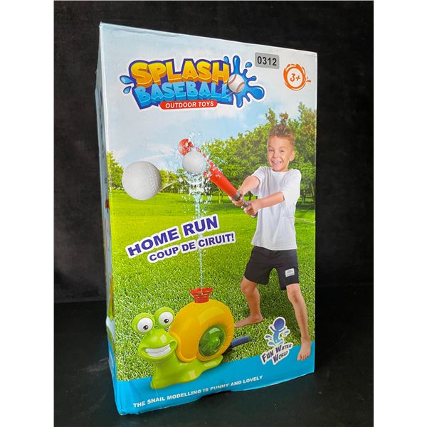 Splash Baseball Toy/Outdoor 4-in-1 Water Sprinkler Toy for Kids - New