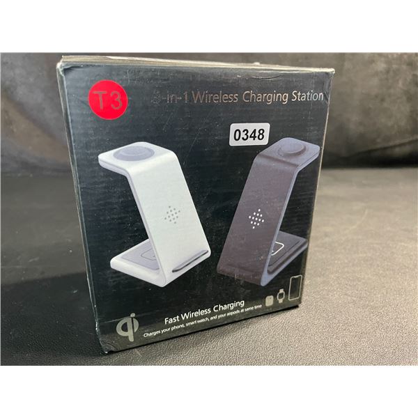 Ultimate 3-in-1 Wireless Charging Station for Phone, Earbuds, & Smart Watch Charging - New