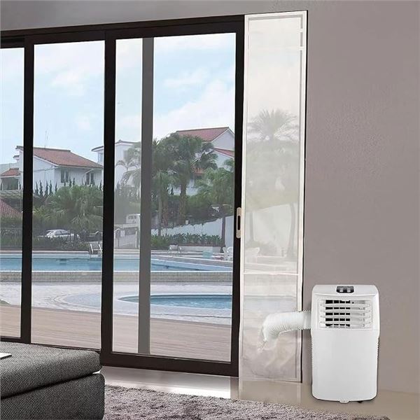 Sliding Door Cloth Seal Kit for Portable Air Conditioners (14" x 91" H) - Brand New