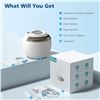 Image 6 : Ultrasonic Cleaner Machine for Jewelry, Retainers, Mouth Guards; 200ml, 4 Modes, Digital Timer - Ne